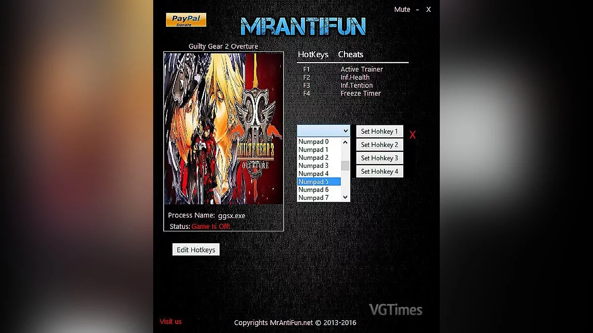 Трейнер / Trainer (+3) [1.0.0.520] [MrAntiFun]