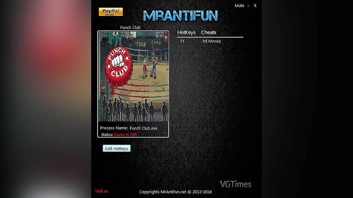 Трейнер / Trainer (+1: Монеты / Money) [1.12] [MrAntiFun]