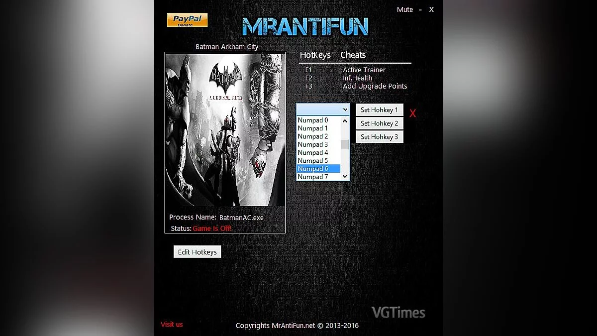 Трейнер / Trainer (+2) [1.1.0.0] [MrAntiFun]