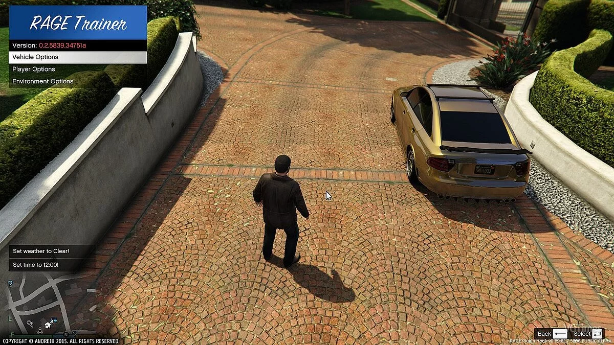 Grand Theft Auto 5 (GTA V): Чит-Мод / Cheat-Mode (RAGE Trainer)
