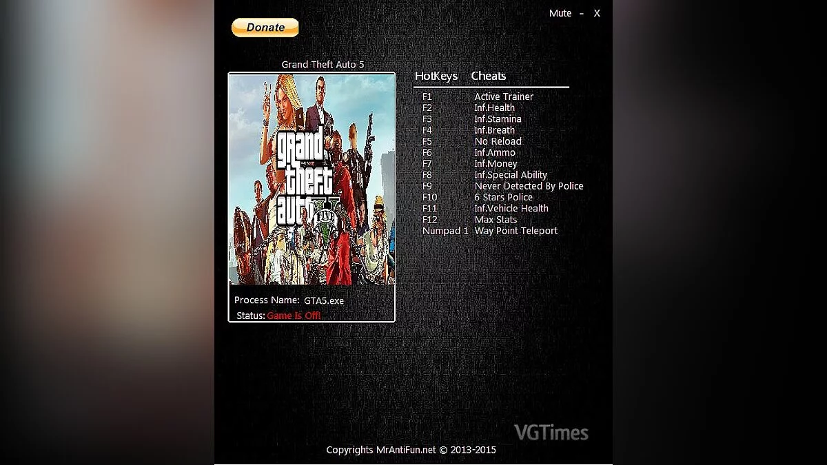 Трейнер / Trainer (+12) [1.0.573.2] [MrAntiFun]