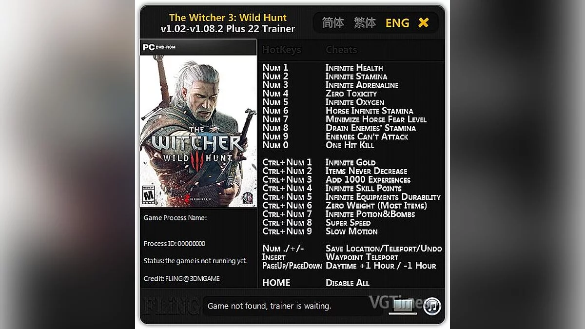 Трейнер / Trainer (+22) [1.02 - 1.08.2] [FLiNG]