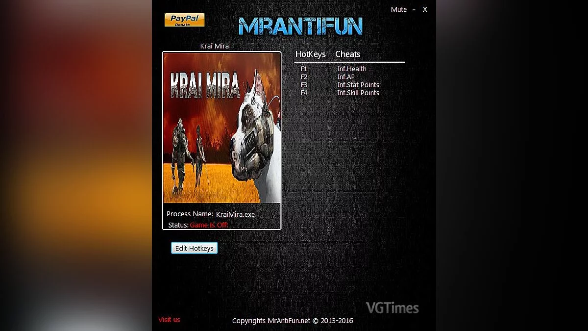 Трейнер / Trainer (+4) [1.00] [MrAntiFun]