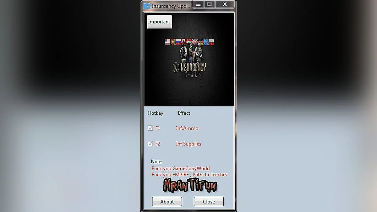 Трейнер / Trainer (+2) [Update 1] [MrAntiFun]