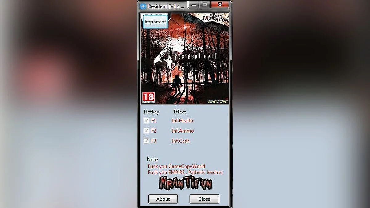 Трейнер / Trainer (+4) [1.5.2] [MrAntiFun]