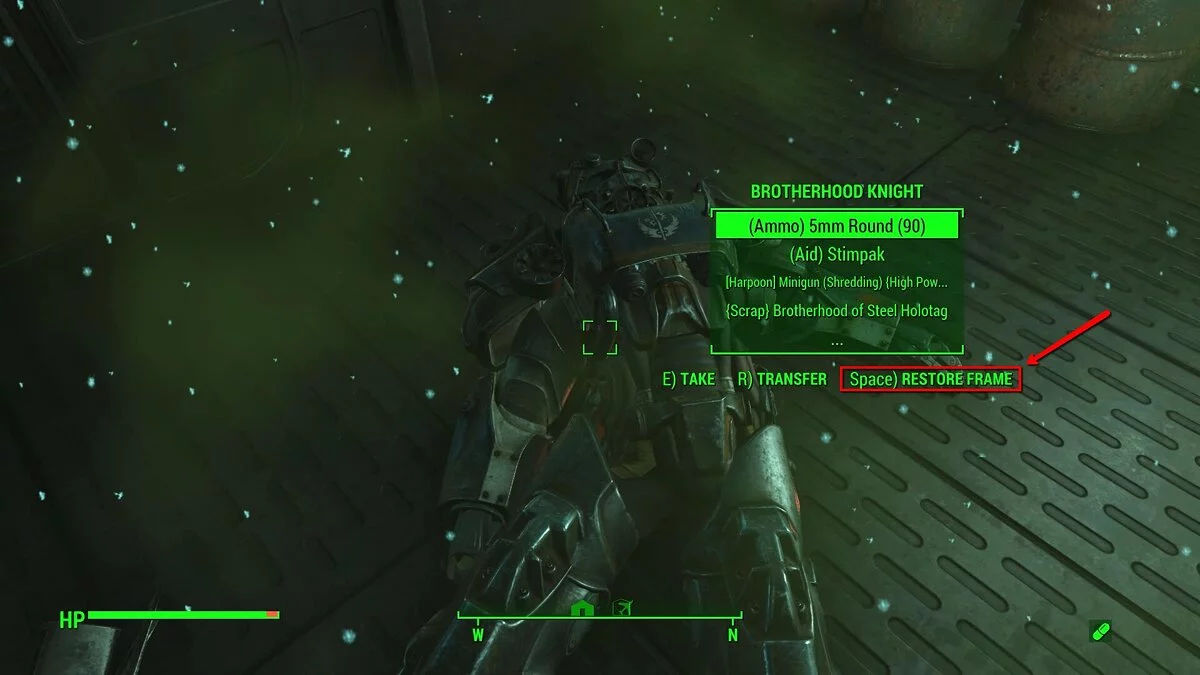 Снимать силовую броню с врагов (Restore Power Armor Frames) [1.1]