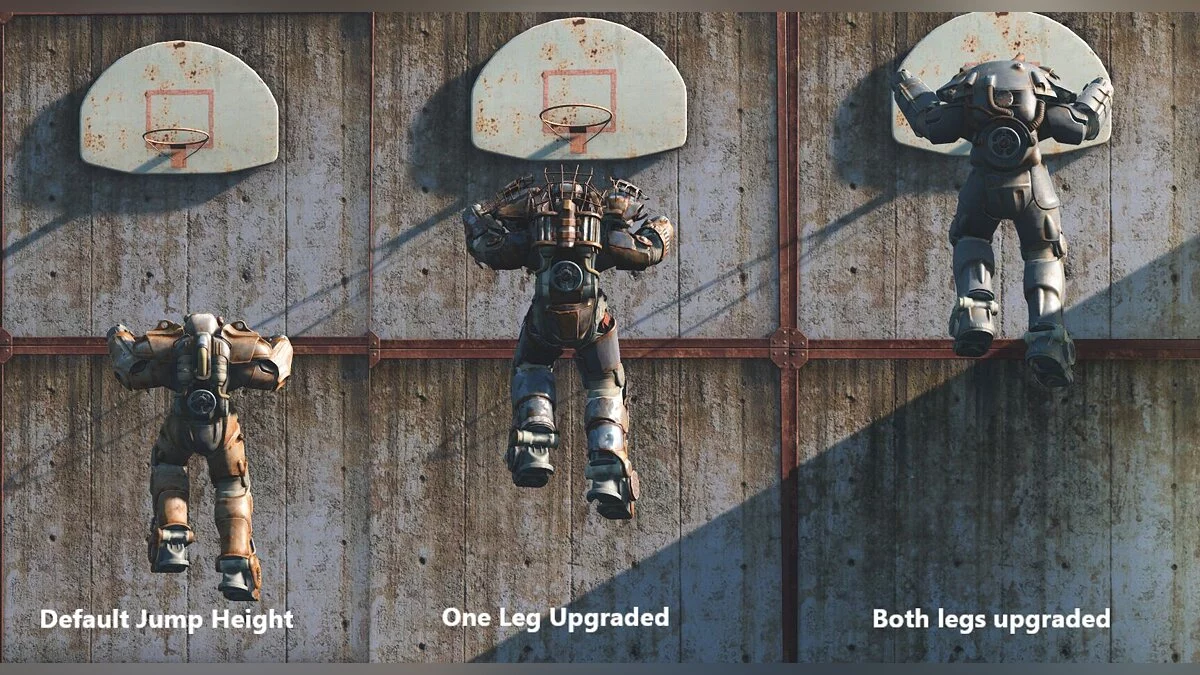 Высокие прыжки в силовой броне (Power Armor Jump Upgrade) [1.1]