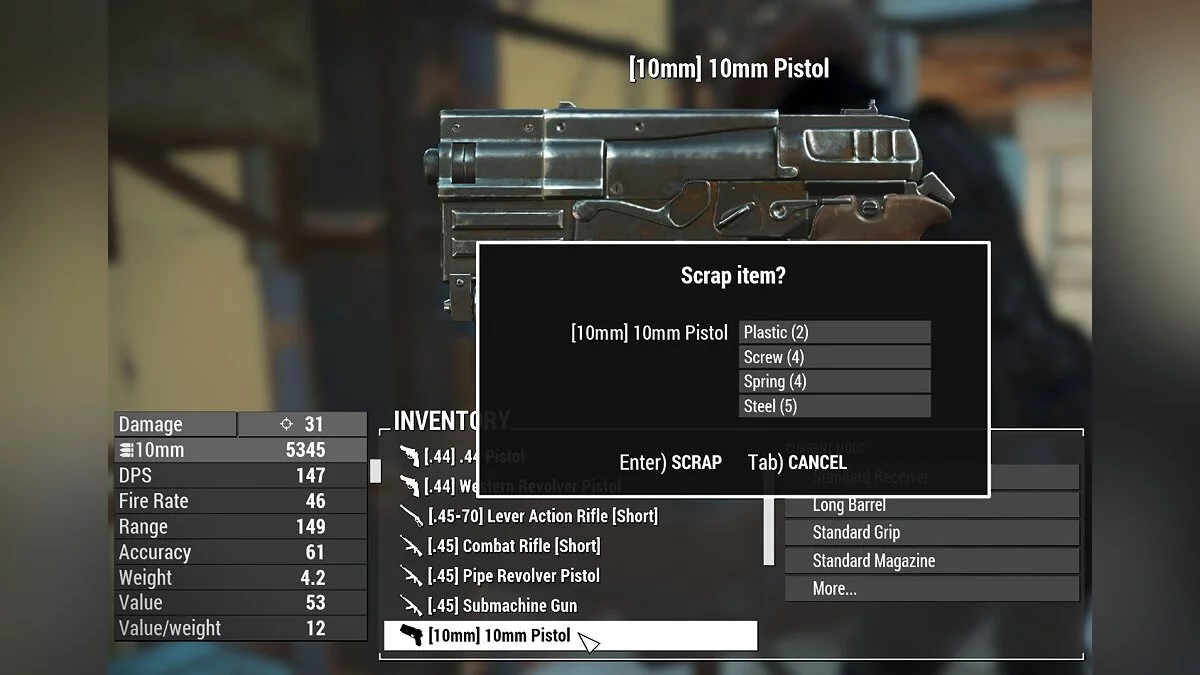 Больше хлама с оружия (Better Weapon Scrap) [1.02]