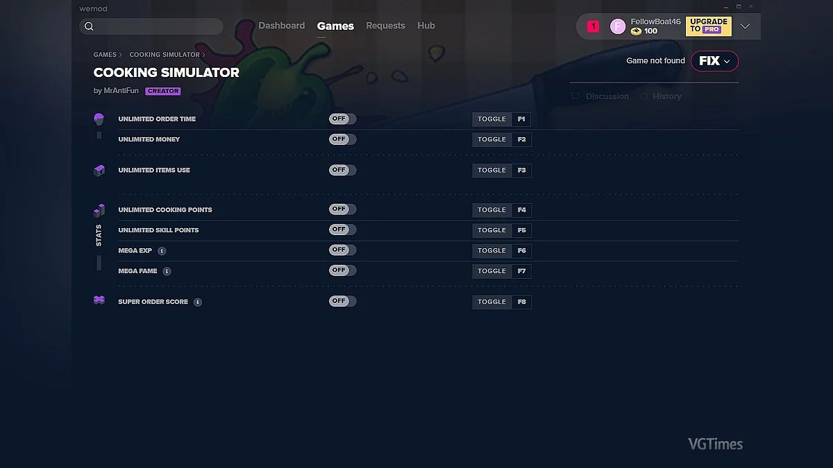 Трейнер (+8) от 14.12.19 [WeMod]