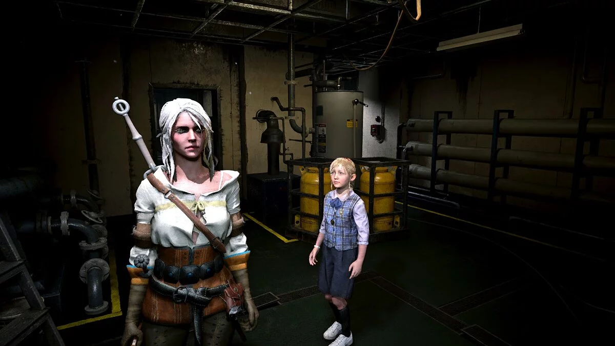 Resident Evil 2 — Цири из The Witcher 3
