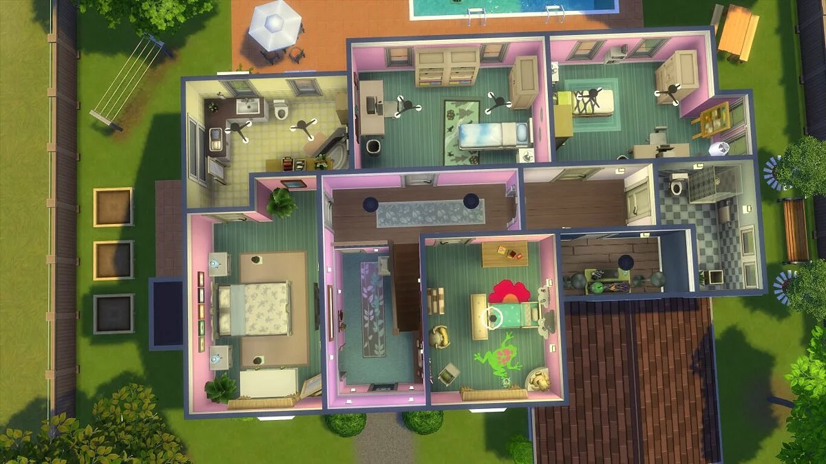 The Sims 4 — Дом Симпсонов