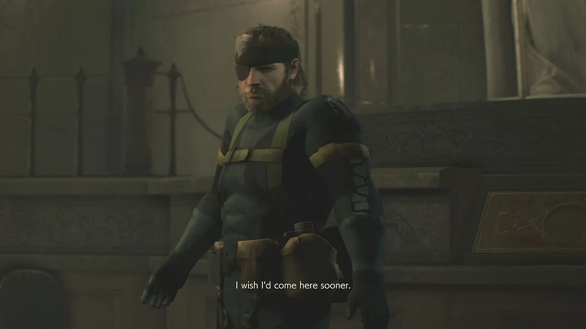 Замена внешности Леона на Big Boss из MGS: Ground Zeroes
