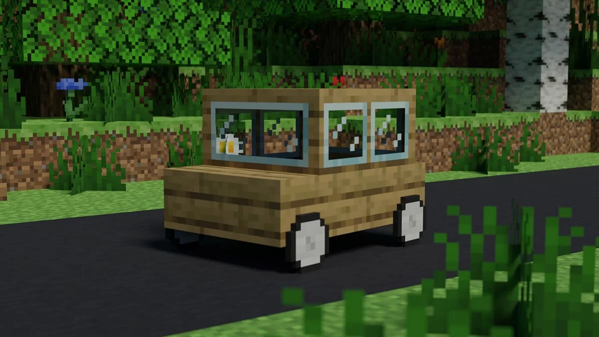 Ultimate Car Mod - мод на автомобили, топливо, дороги [1.15.2] [Forge]