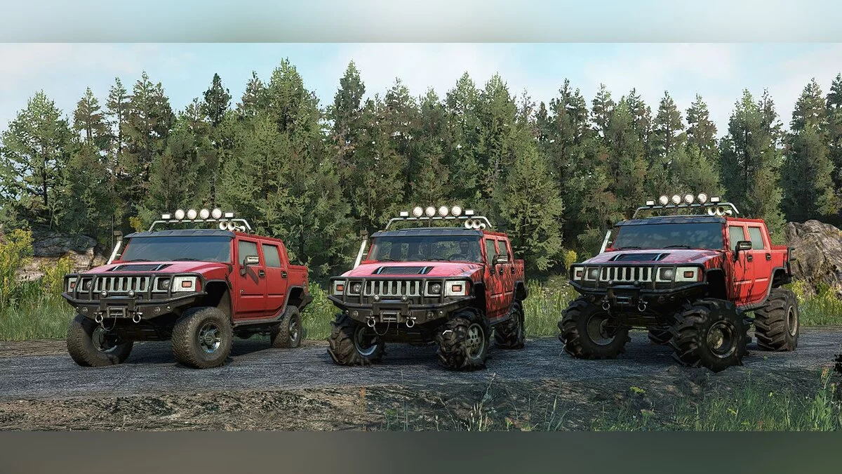 SnowRunner — Hummer H2 Mud