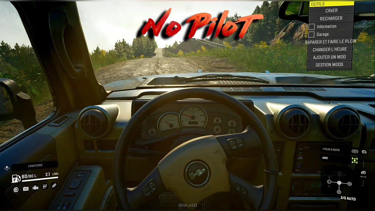 Убрать водителя / No pilot