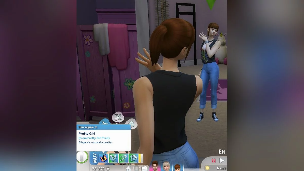 The Sims 4 — Черта характера — красивая девушка v2.5 