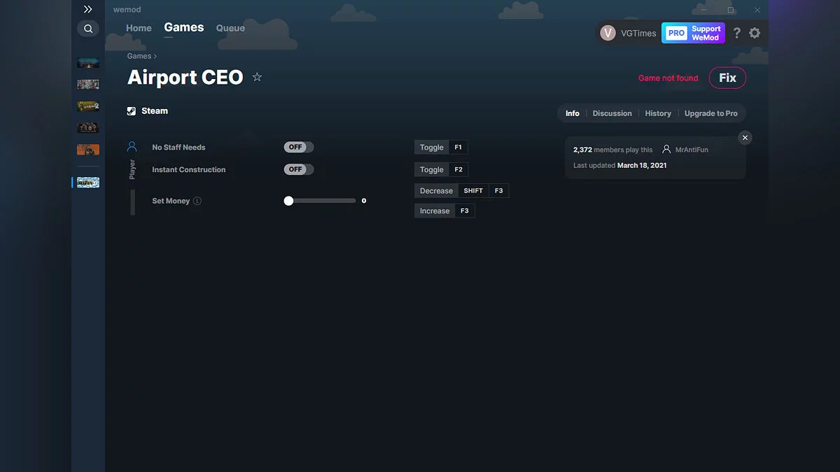 Трейнер (+3) от 18.03.2021 [WeMod]