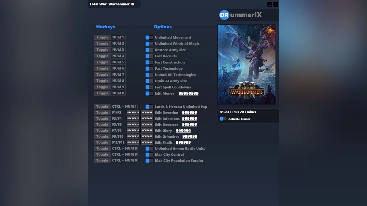 Трейнер (+20) [Game Version: v1.01+][Fix]