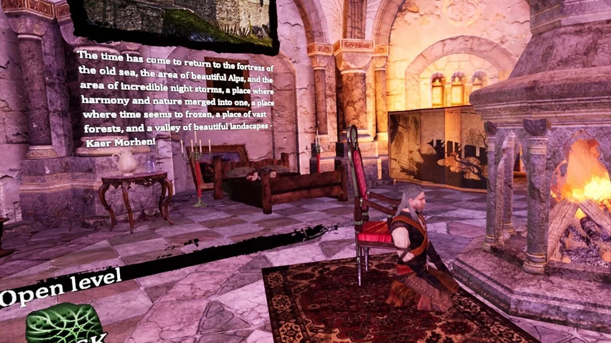 The Witcher — Witcher in Virtual Reality — пролог в VR-режиме