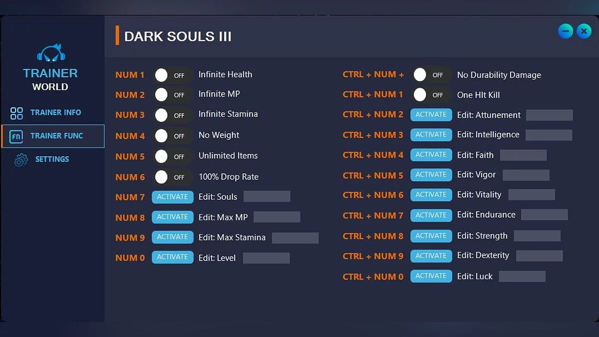 Dark Souls 3 — Трейнер (+21) [v1.15 Fix] 