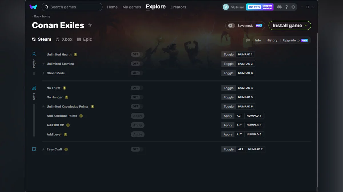 Трейнер (+10) от 17.09.2022 [WeMod]