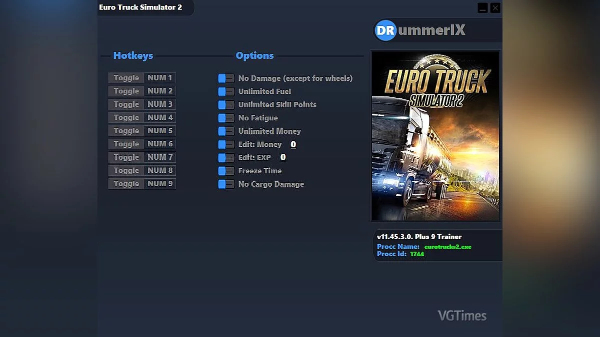 Трейнер (+9) [Game Version: 1.45.3.0]
