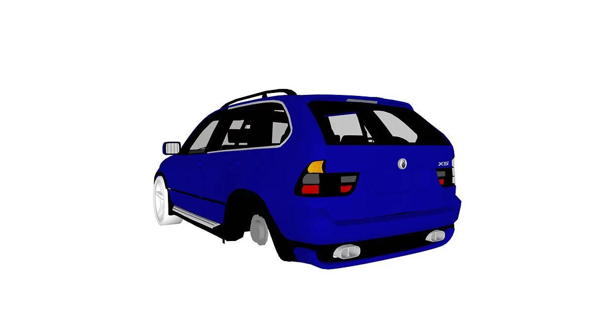 Simple Car Crash Physics Sim — BMW X5 E53