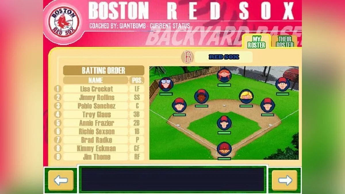 Скриншоты из Backyard Baseball 2003 / Картинка 8
