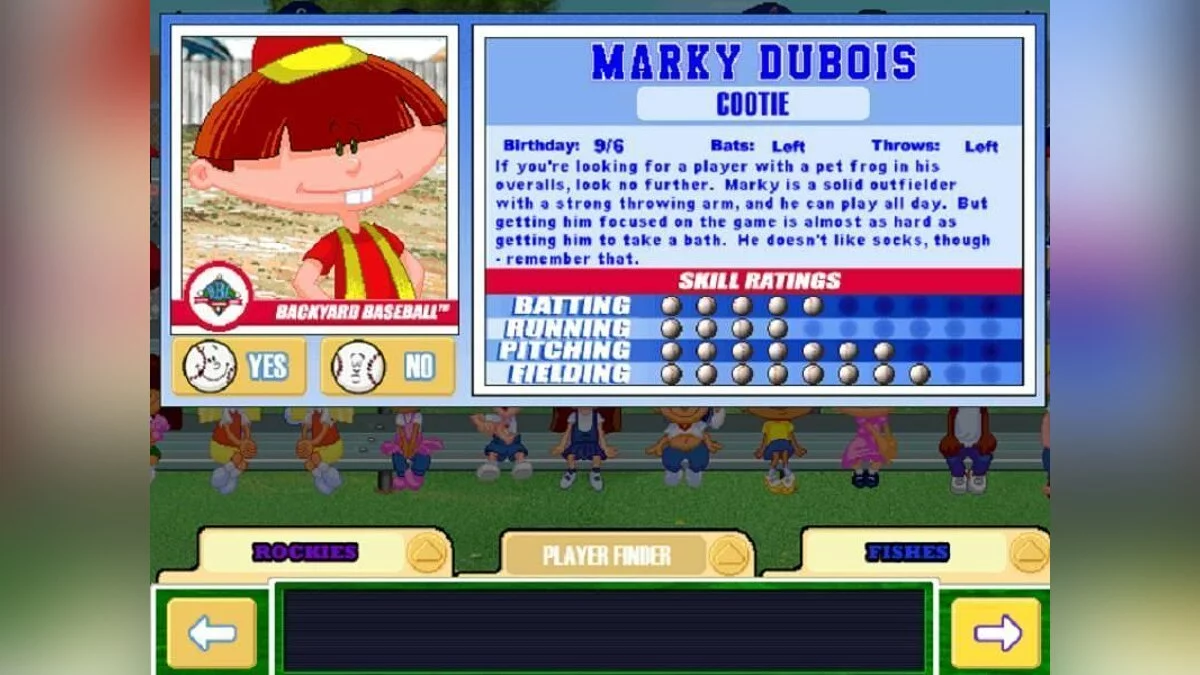 Скриншоты из Backyard Baseball 2003 / Картинка 9
