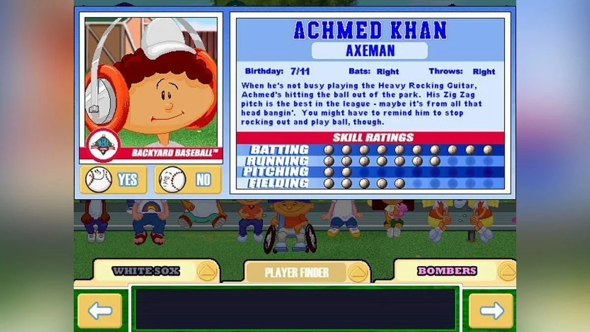 Скриншоты из Backyard Baseball 2003 / Картинка 23