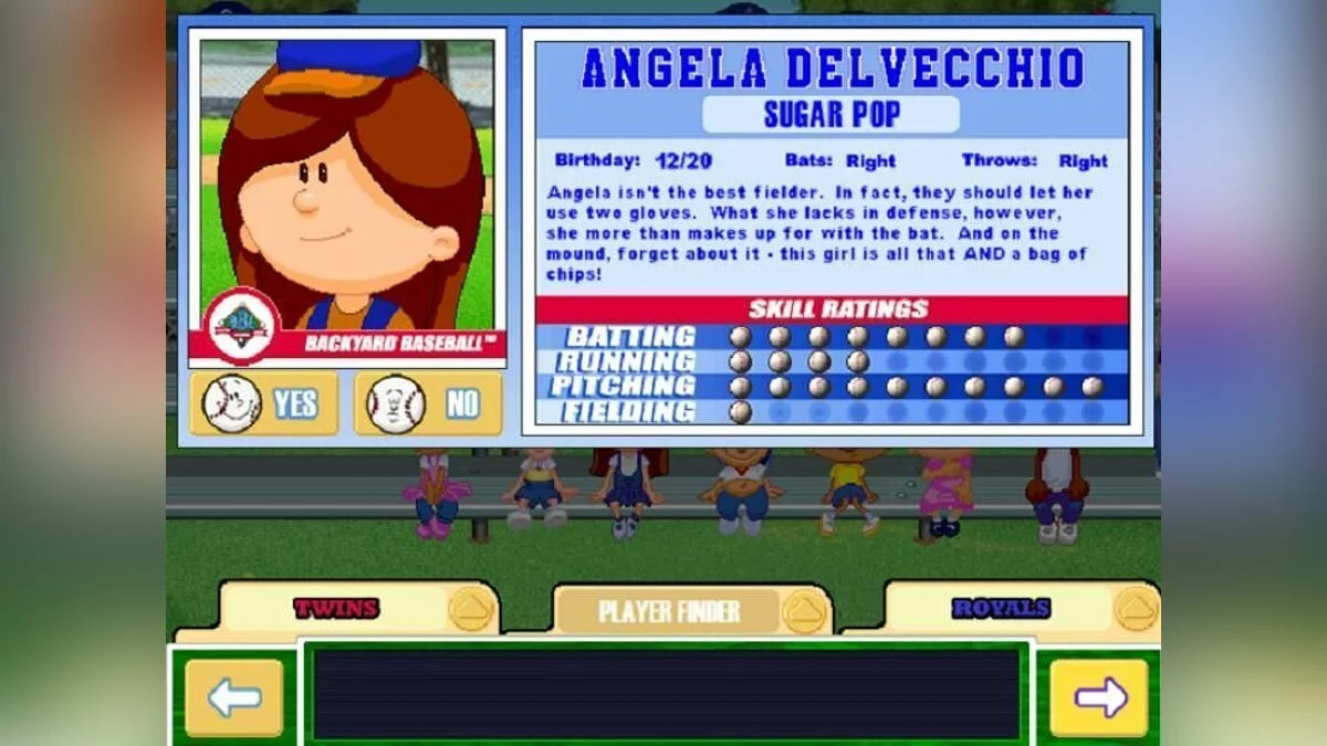 Скриншоты из Backyard Baseball 2003 / Картинка 27