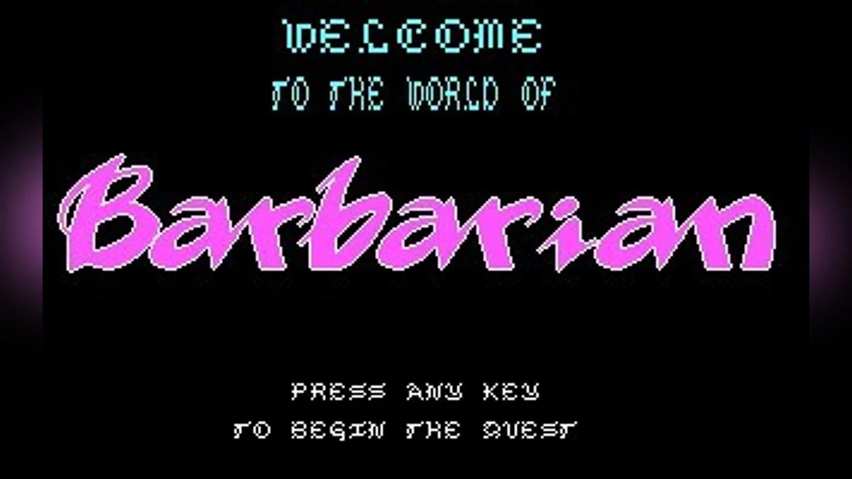 Скриншоты из Barbarian (1987) / Картинка 76