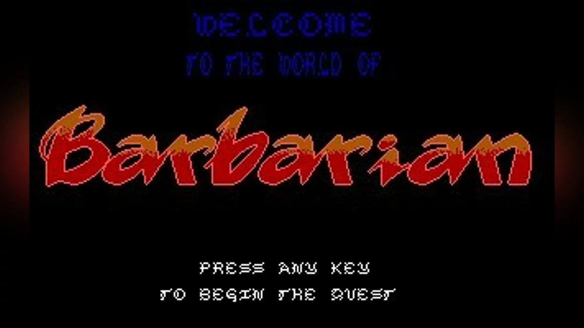 Скриншоты из Barbarian (1987) / Картинка 77