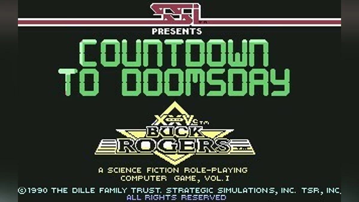 Скриншоты из Buck Rogers: Countdown to Doomsday (1990) / Картинка 30