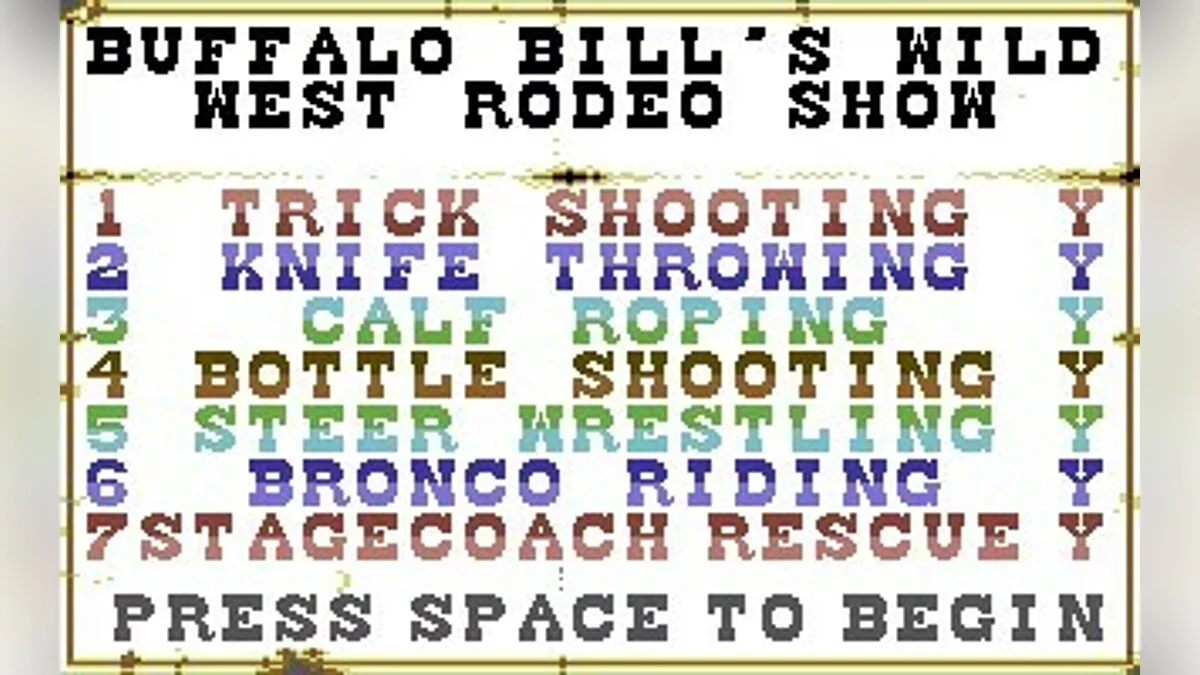 Скриншоты из Buffalo Bill's Wild West Show / Картинка 48