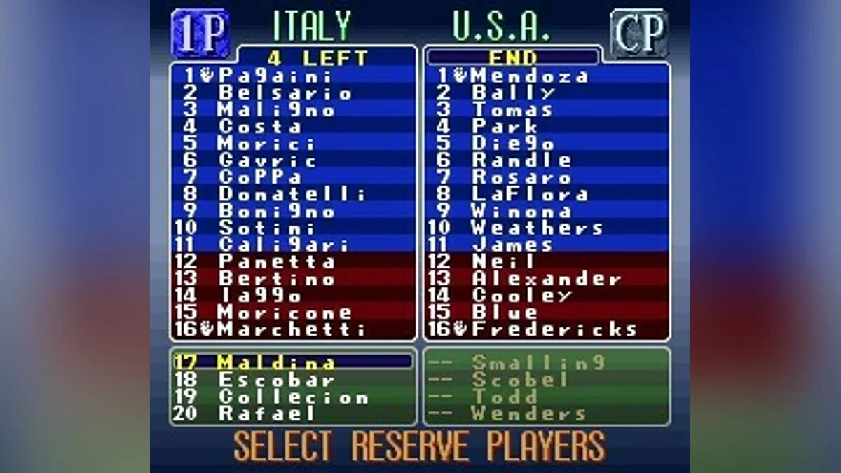 Скриншоты из Capcom's Soccer Shootout / Картинка 8