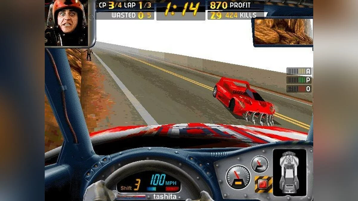 Скриншоты из Carmageddon (1997) / Картинка 104