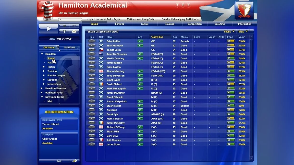 Скриншоты из Championship Manager 2010 / Картинка 38
