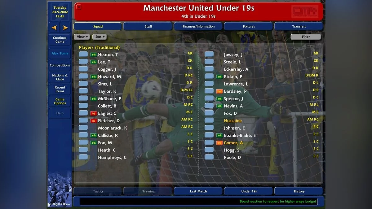 Скриншоты из Championship Manager 4 / Картинка 9