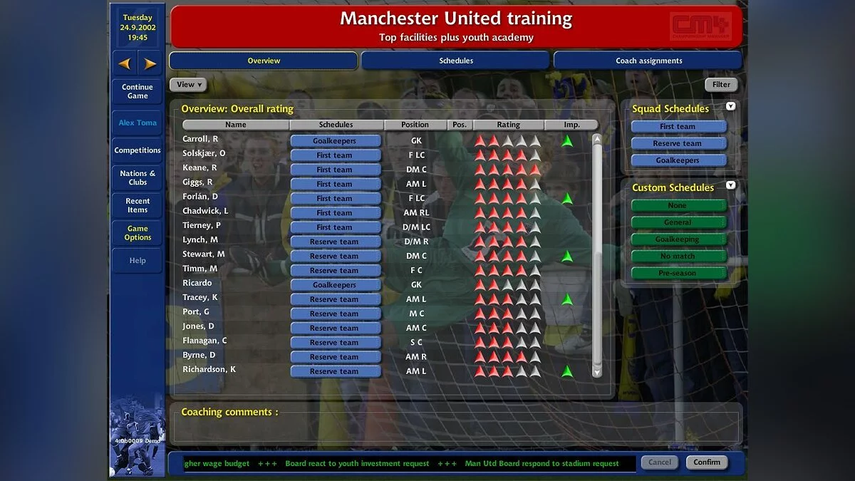 Скриншоты из Championship Manager 4 / Картинка 12