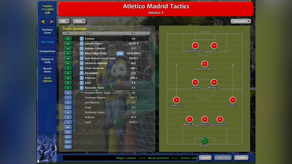 Скриншоты из Championship Manager 4 / Картинка 21