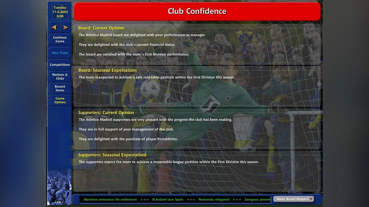 Скриншоты из Championship Manager 4 / Картинка 22