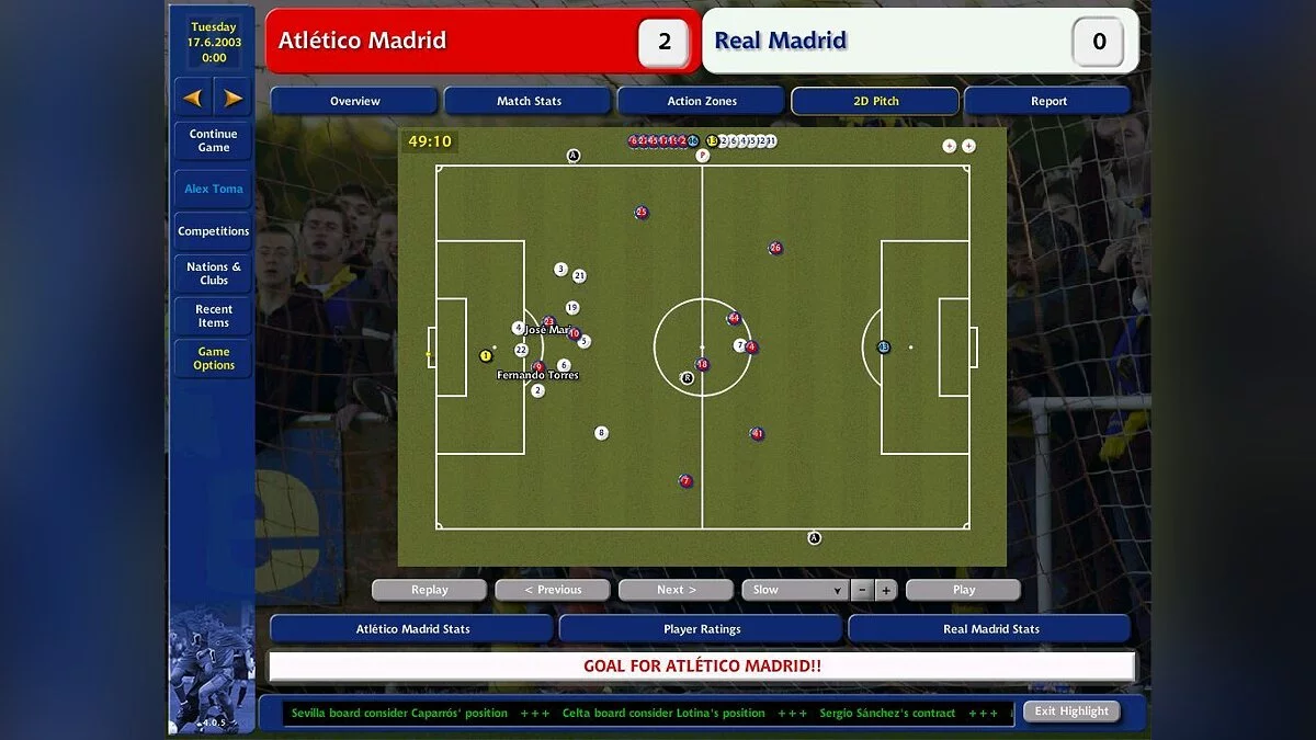 Скриншоты из Championship Manager 4 / Картинка 24