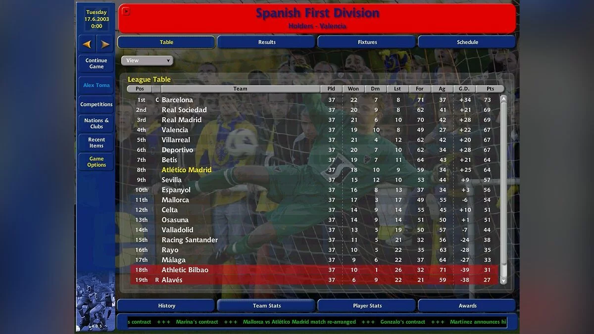 Скриншоты из Championship Manager 4 / Картинка 25