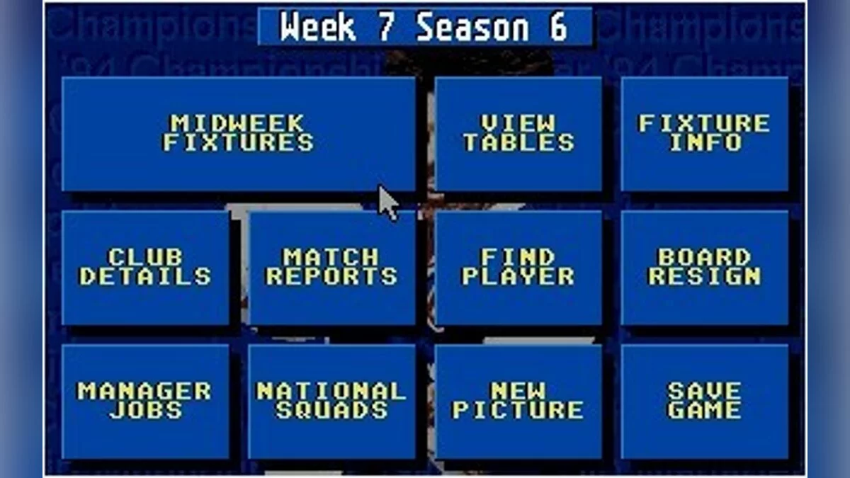 Скриншоты из Championship Manager 93/94 / Картинка 18