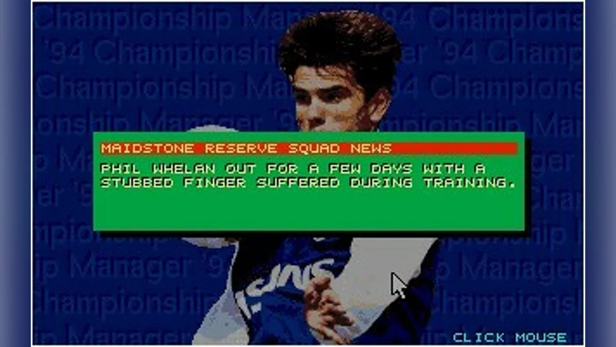 Скриншоты из Championship Manager 93/94 / Картинка 19