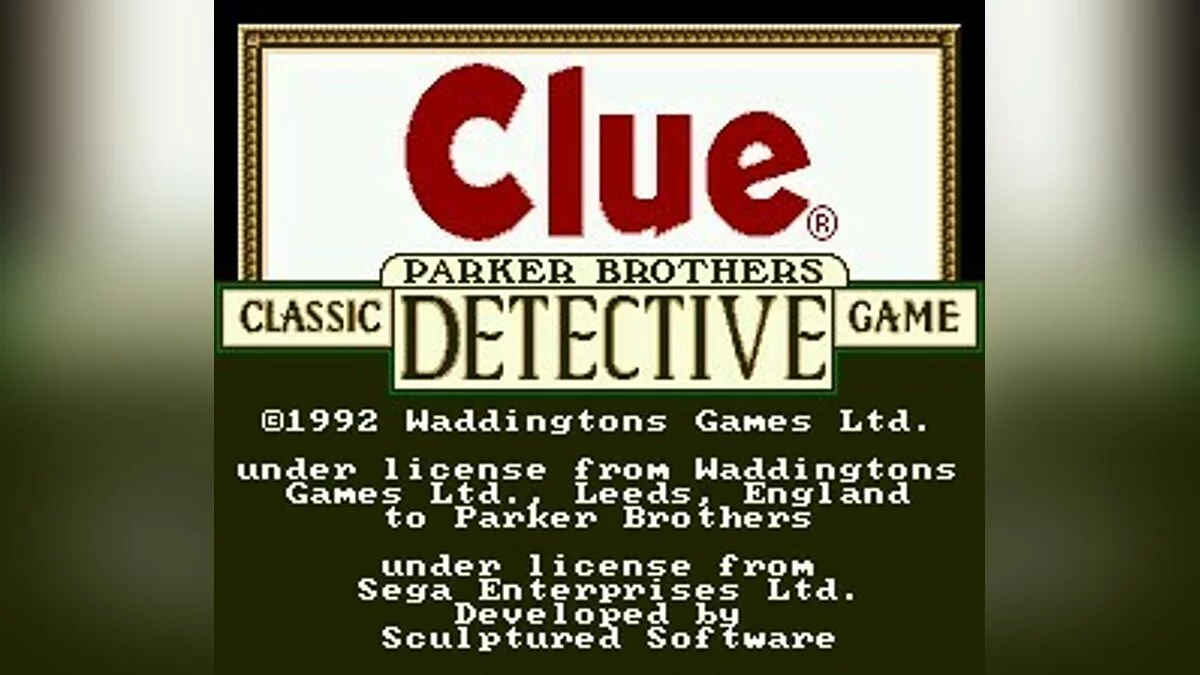 Скриншоты из Clue (1992) / Картинка 5