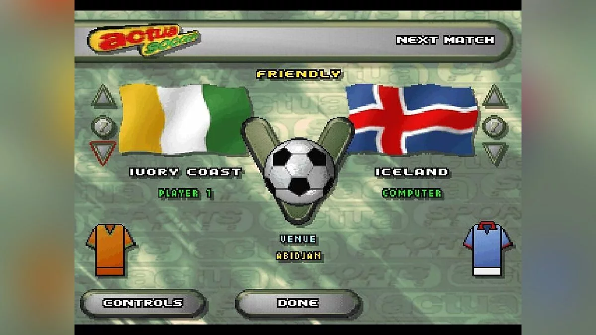 Скриншоты из VR Soccer '96 / Картинка 3