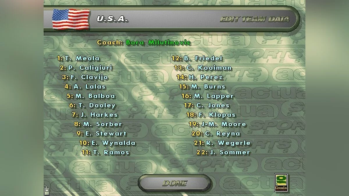 Скриншоты из VR Soccer '96 / Картинка 20