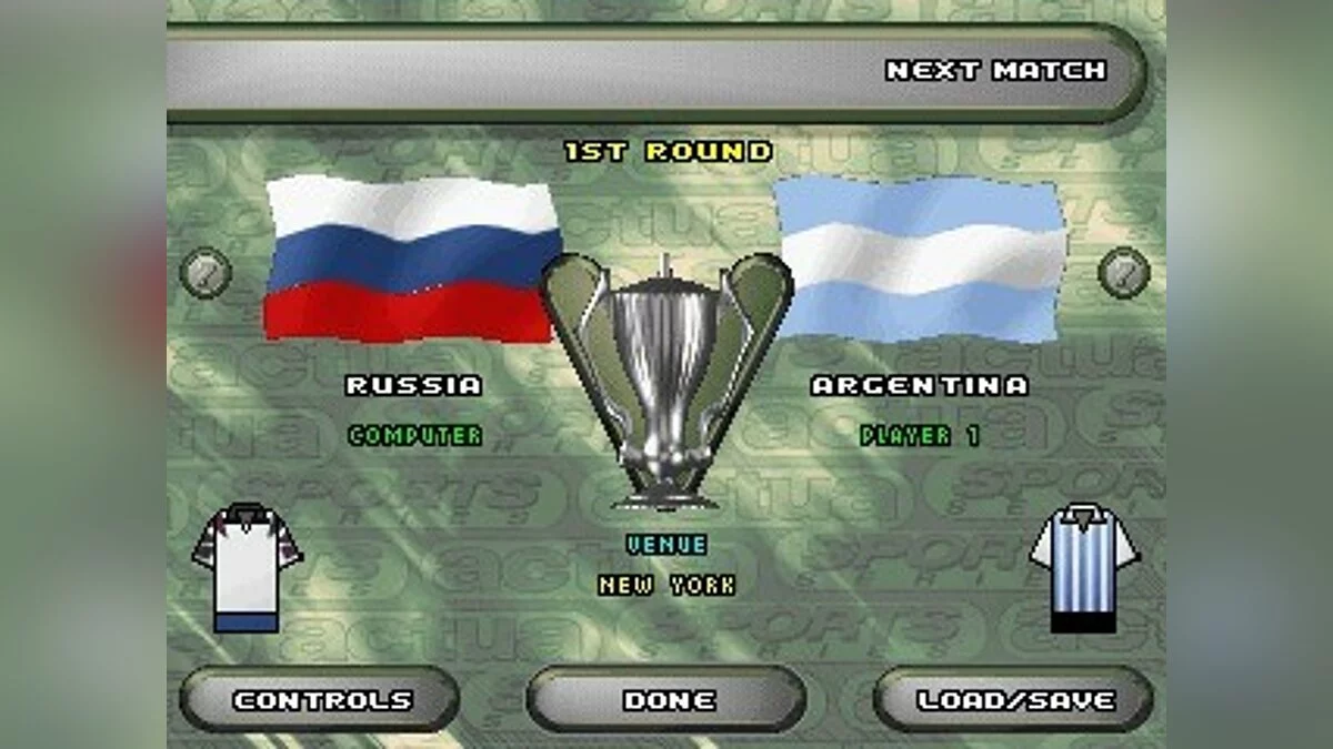 Скриншоты из VR Soccer '96 / Картинка 42